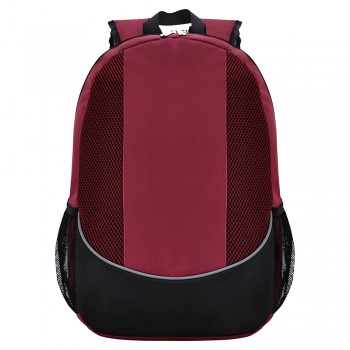 Modern Maroon Purple Design Polyester Backpack
