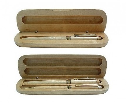 LIGHT WOODEN Pen Box (Single/Double)