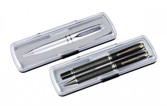 TRANSPARENT PLASTIC PEN BOX