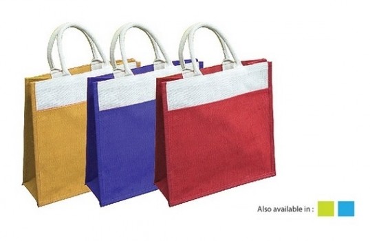 Coloured Jute Bag