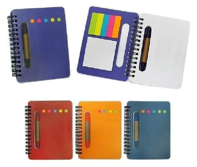 PGM MC WAVY NOTEPAD WITH PEN