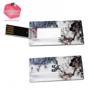 Flip Card Shaped USB Flash Drive