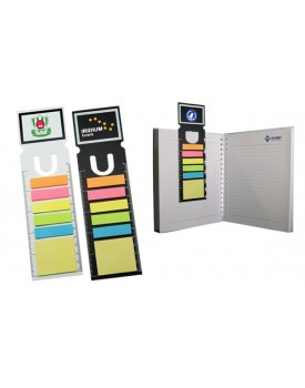 Bookmark with Sticky Notes & Ruler