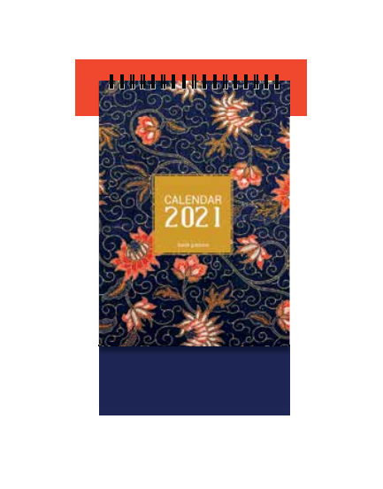 PGM ED Desktop Calendar - Batik