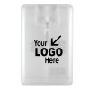 Card size sanitizer spray bottle