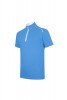 Oriental Zip Up Collar Polo T-Shirt