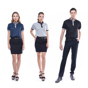 Pique Ace Collar Polo T-Shirt (Unisex)