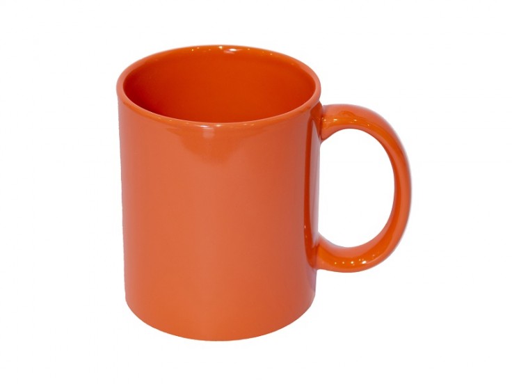Ceramic orange mug