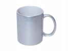 Ceramic silver mug