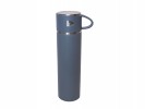 Vacuum flask with cup