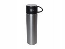 Vacuum flask with cup