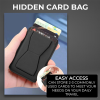 PU Leather Mobile Card Holder With Stand