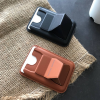 PU Leather Mobile Card Holder With Stand