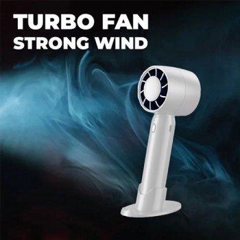 HANDHELD TURBO FAN WITH HANDPHONE STAND