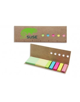 Eco Paper Ruler Memo Sticky Notepad